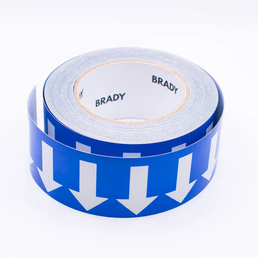 cinta brady de flecha color azul de 2 pulgada