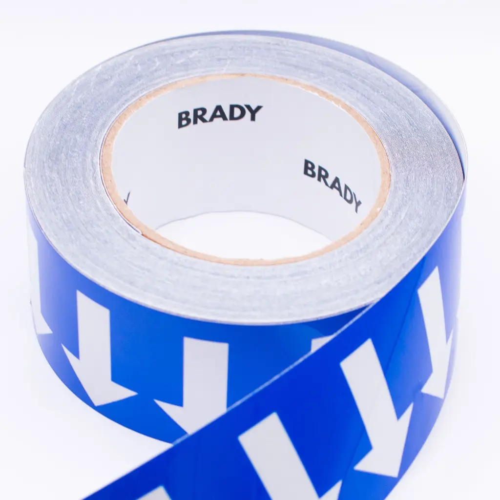 cinta brady de flecha color azul de 2 pulgada