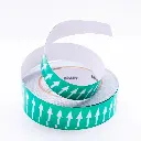 cinta brady de flecha color verde de 1 pulgada