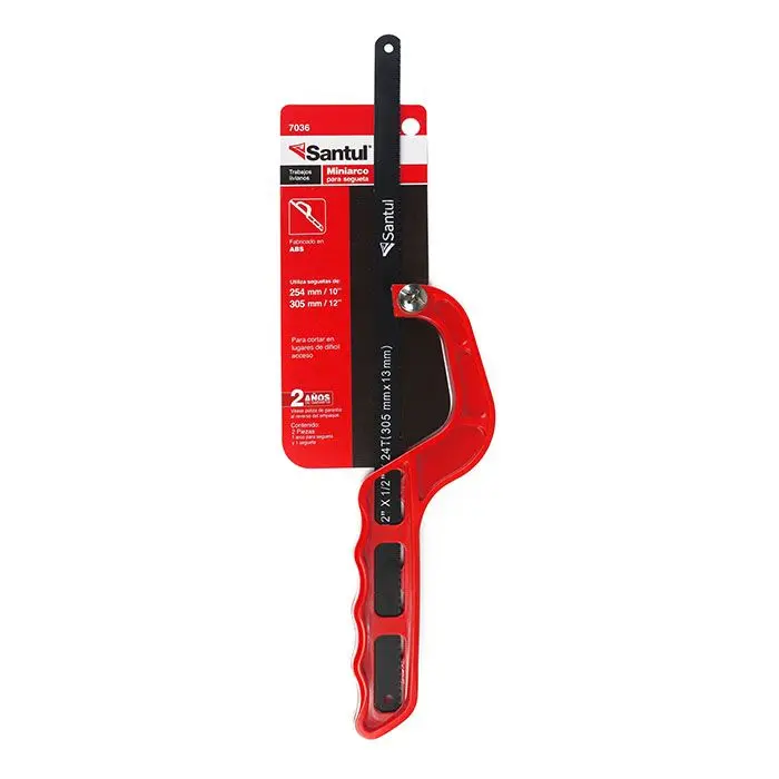Arco mini p/segueta 12'' plást Santul