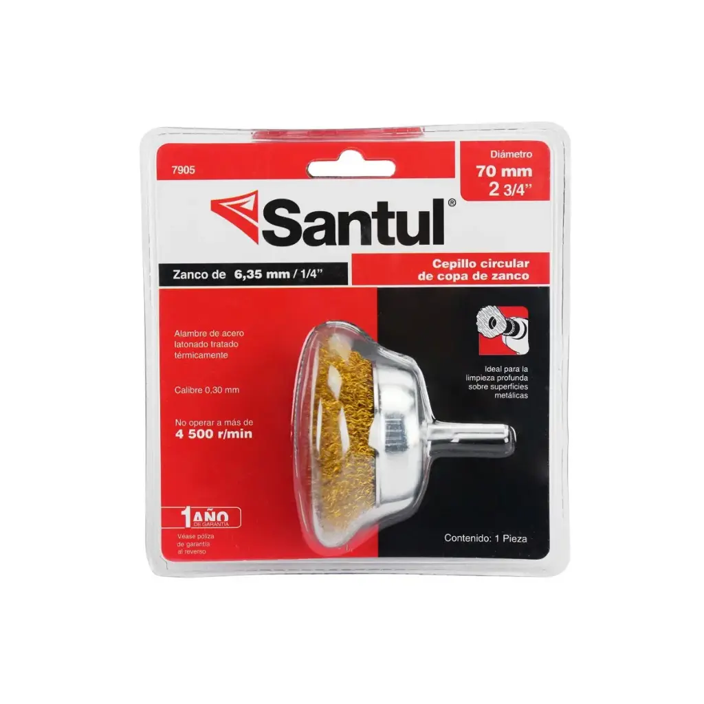 Carda de copa 2 3/4 p/taladro Santul