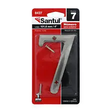 Número  7  para exterior 4  de Santul