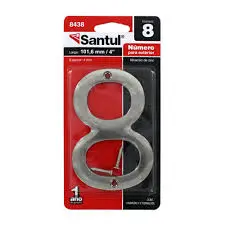 Número  8  para exterior 4  de Santul