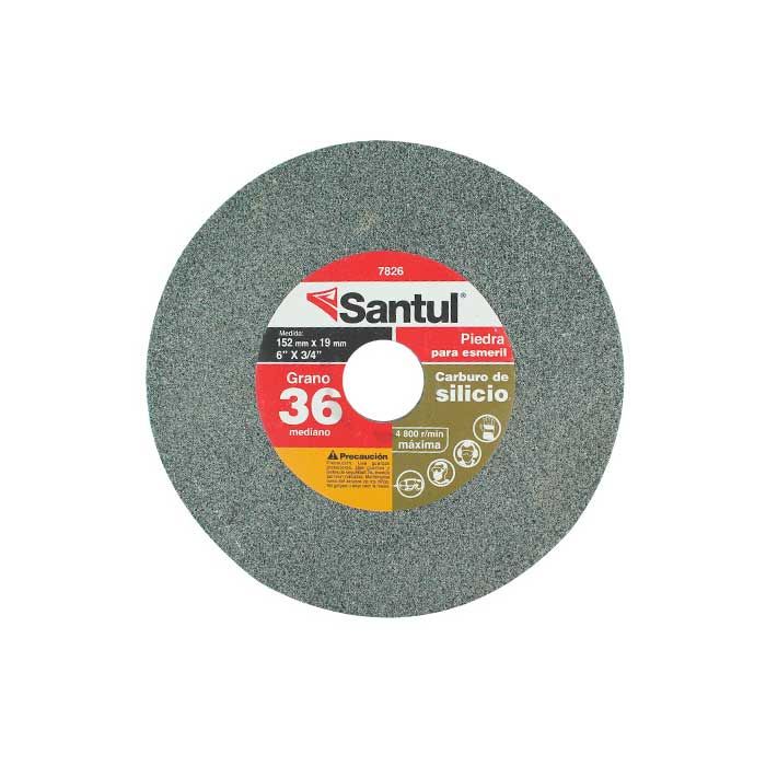 Piedra para esmeril 6 x1 x1 Santul