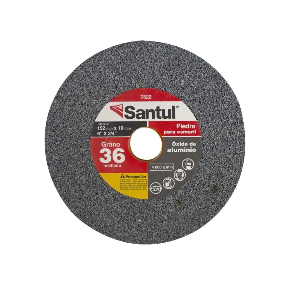 Piedra para esmeril 6 x1 x1 Santul