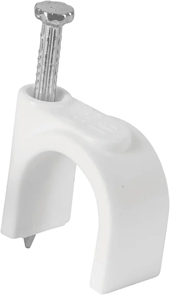 Grapa curva p/cable 8mm Sanelec