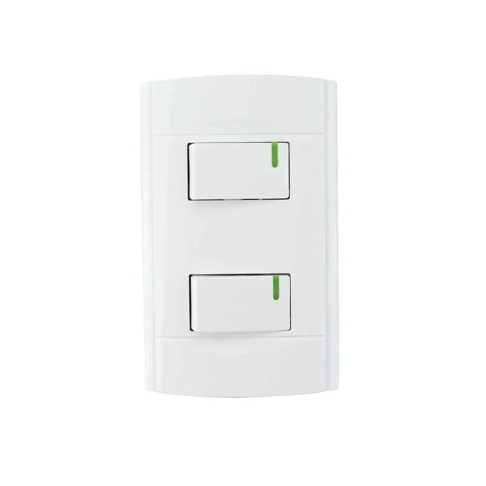 4416 Placa Roma apagador sencillo y SANELEC