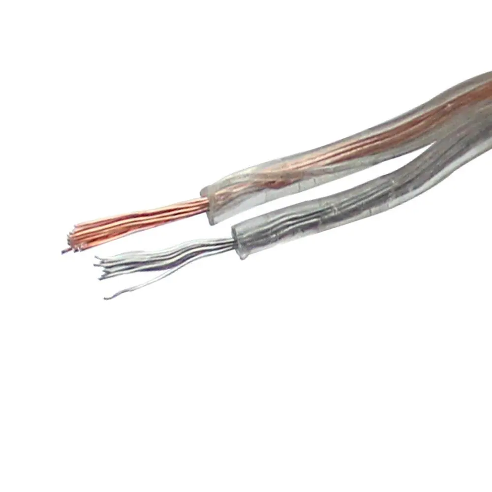 Cable p/bocina 18awg transpare Sanelec 1 mt