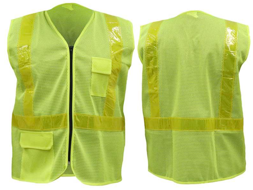 CLR9000V CHALECO LICA ALTA VISIBILIDAD REFLEJANTE PVC CON CIERRE