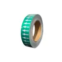 91425 CINTA DE FLECHAS BRADY VERDE/BLANCO 1"  25MM X20 MTS