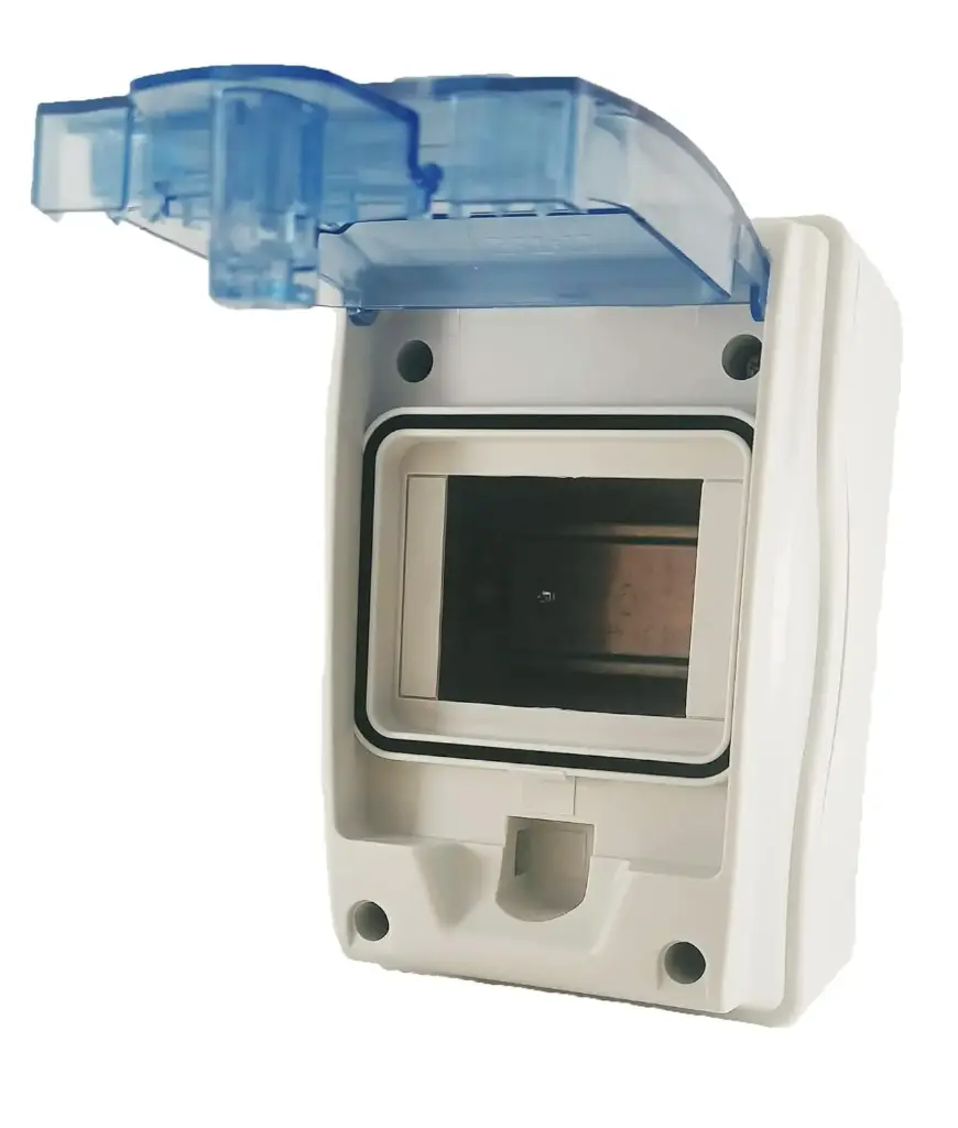 Sp6504gavinete de 4 modulos tipo riel plastico