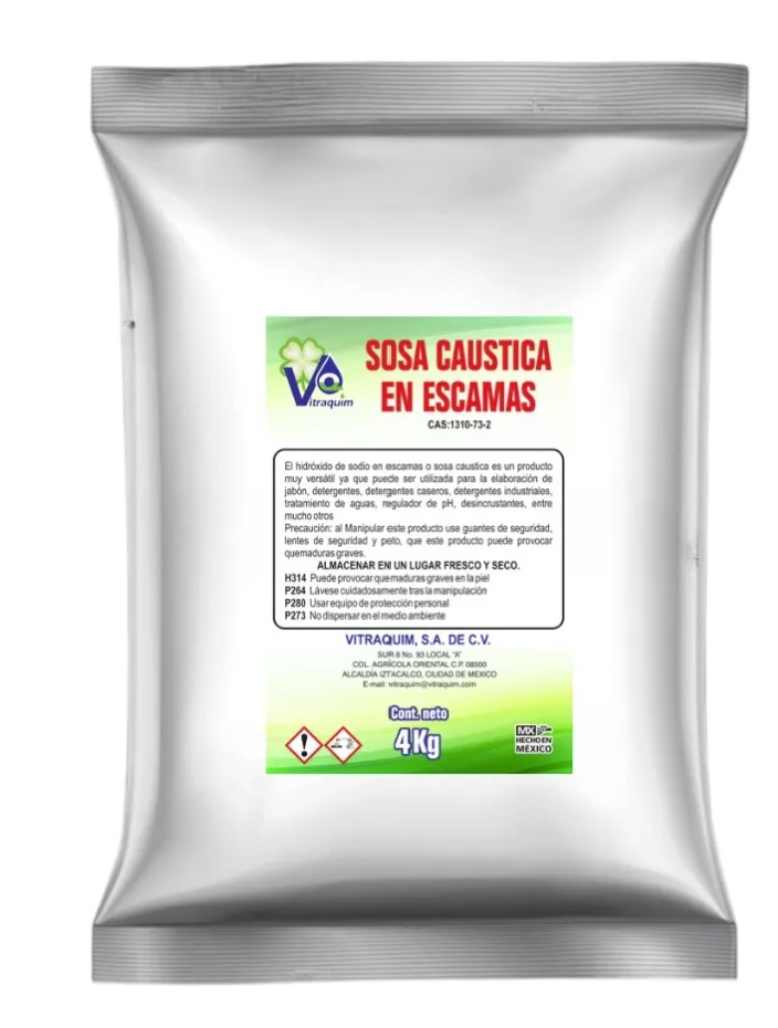 Sosa cautica en escamas 1kg