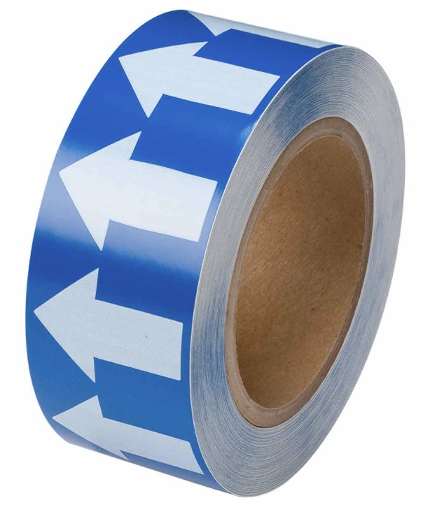CINTA DE FLECHAS BRADY AZUL/BLANCO 2" X 90 PIES 
