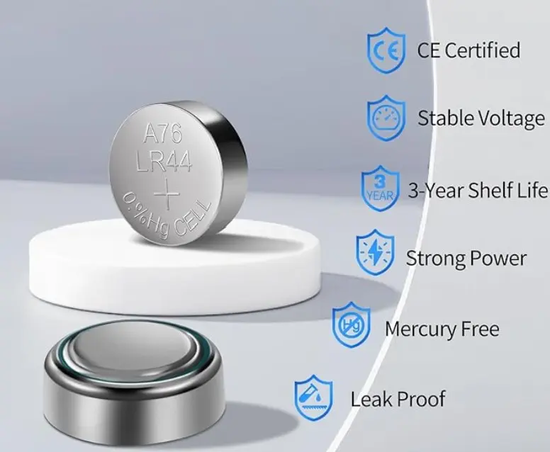 PILA LR44 PGSONIC ALKALINE PIEZA