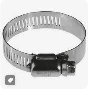 44254 pieza abrazaderas reforzadas # 104, 6-1/8 - 7', Fiero AB-104