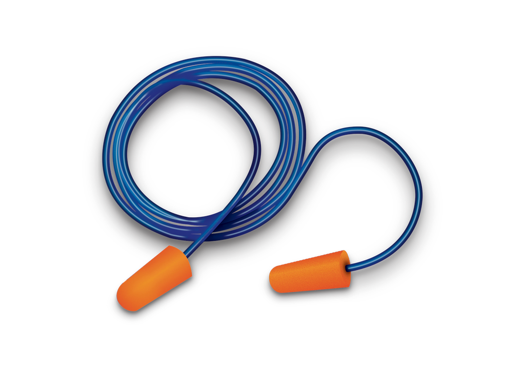 PIEZA TAPON AUDITIVO DESECHABLE CON CORDON