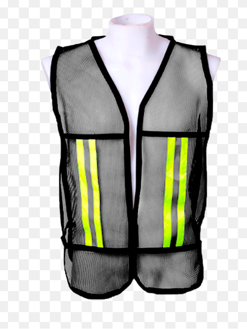 CHMRBSNE CHALECO DE MALLA C/REFLEJANTE BROCHE NEGRO SAMSONITE