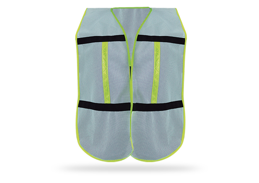 FESR1050  CHALECO DE MALLA ROJO HV CON REFLEJANTE (UNITALLA)MARCA MR