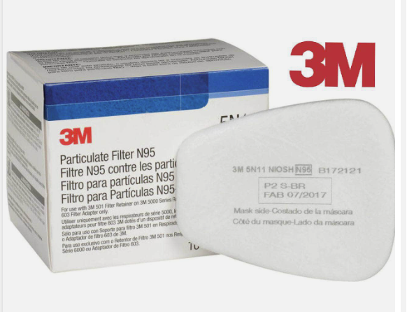 5N11 PIEZA ALMOHADA FILTRO 3M