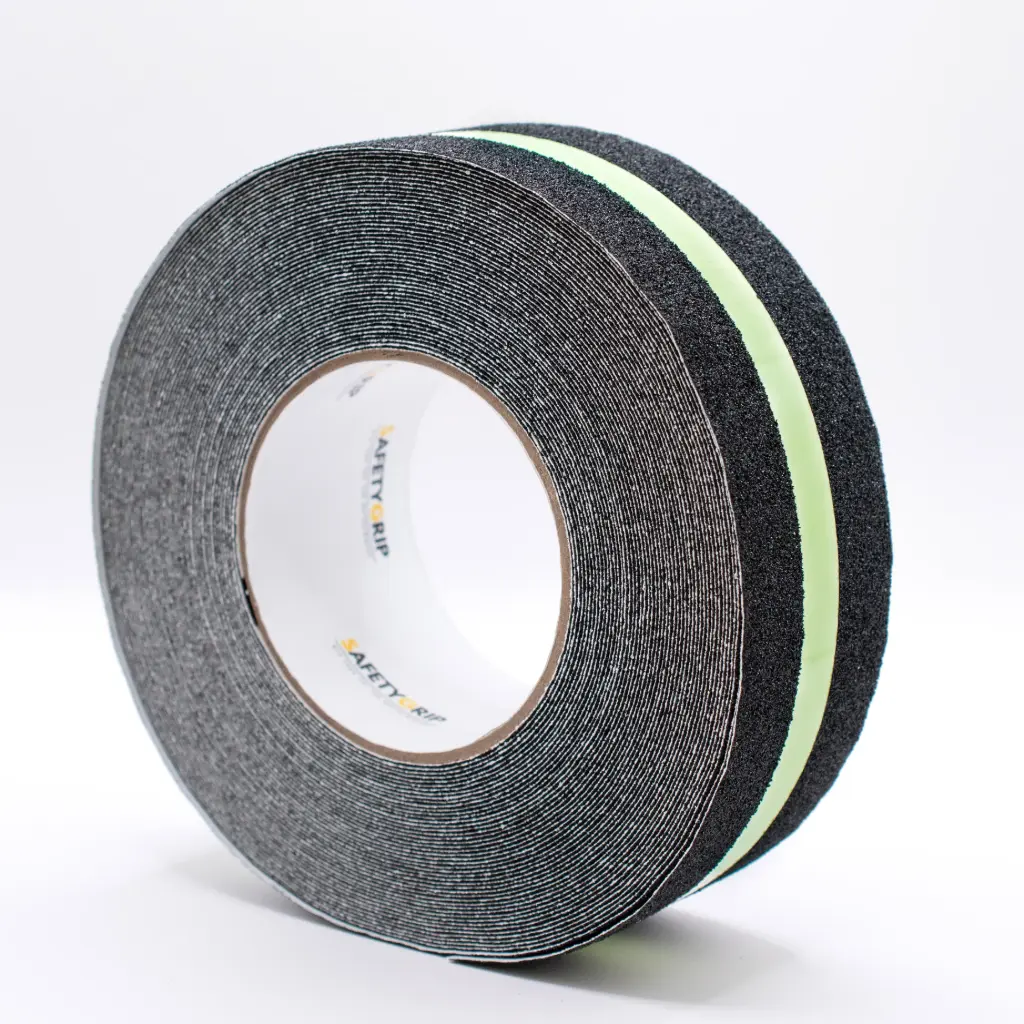 ROLLO CINTA ANTIDERRAPANTE FOTOLUMINI. 50 MM ABRASIVO   2"X 18 M SAFETY GRIP