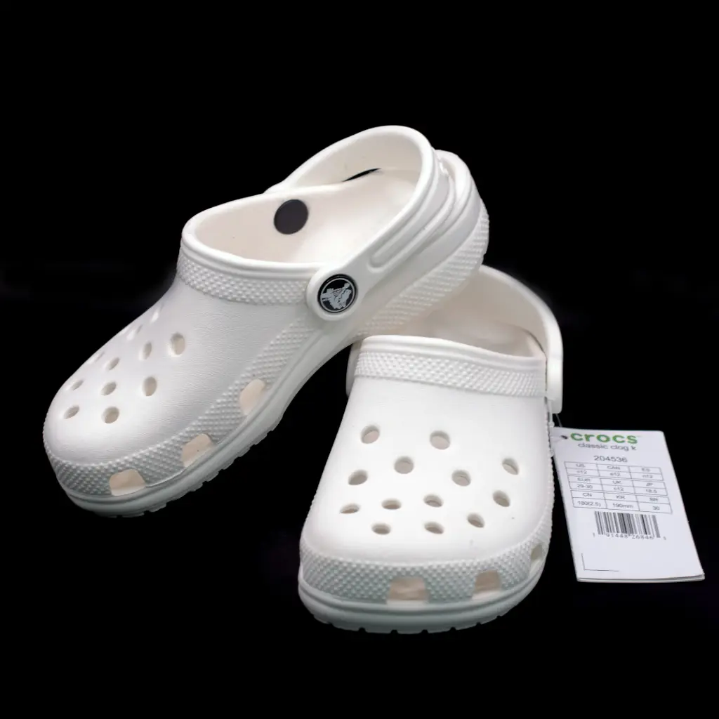 CROCS-C10 Color: Blanco,EUR Talla: C10/Largo del pie 16.5cm