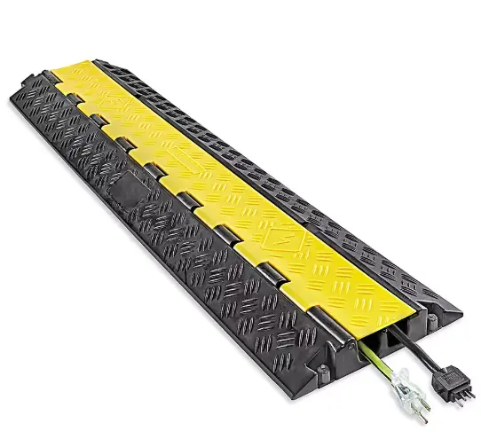 Rampa protectora de cables 2 via de 1  mt