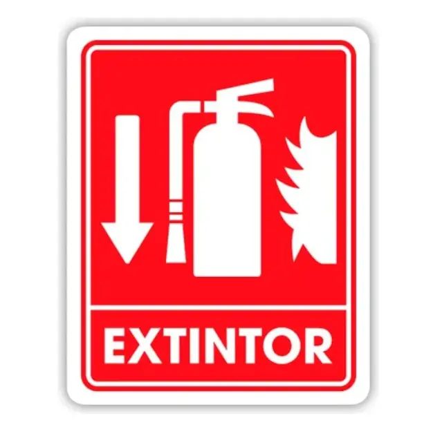 SEÑAL EXTINTOR 20X30 CMS
