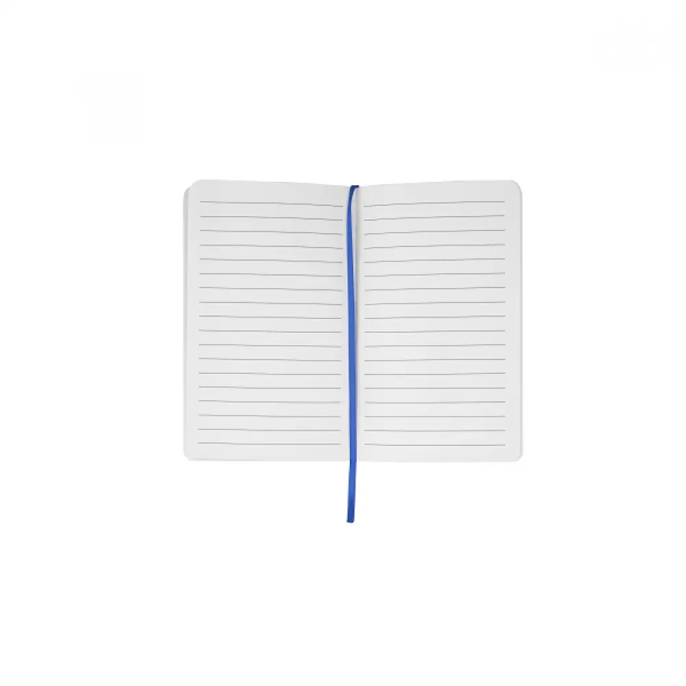 Libreta 80g 96 hojas de rayas 105 x 14.5 cm (negra o azul)