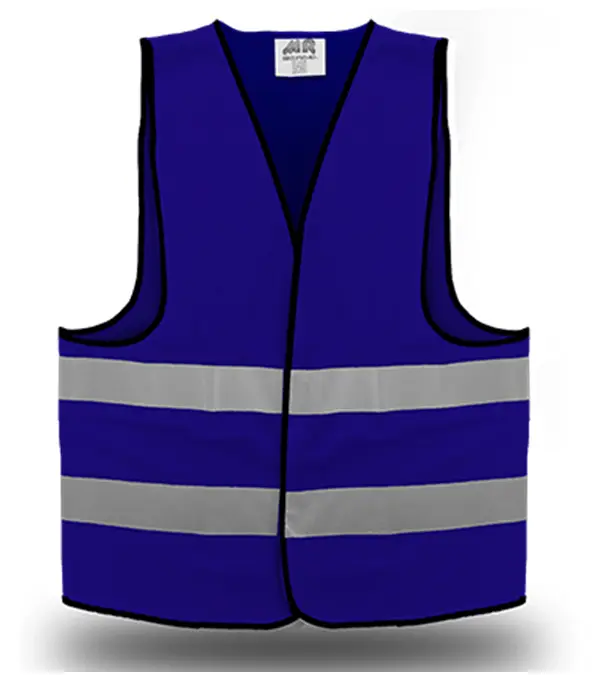 SR1014 CHALECO ALTA VISIBILIDAD AZUL MED
