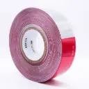 Cinta reflejante  bicolor rojo c/ blanco  2"  x 50 mts dot-c2