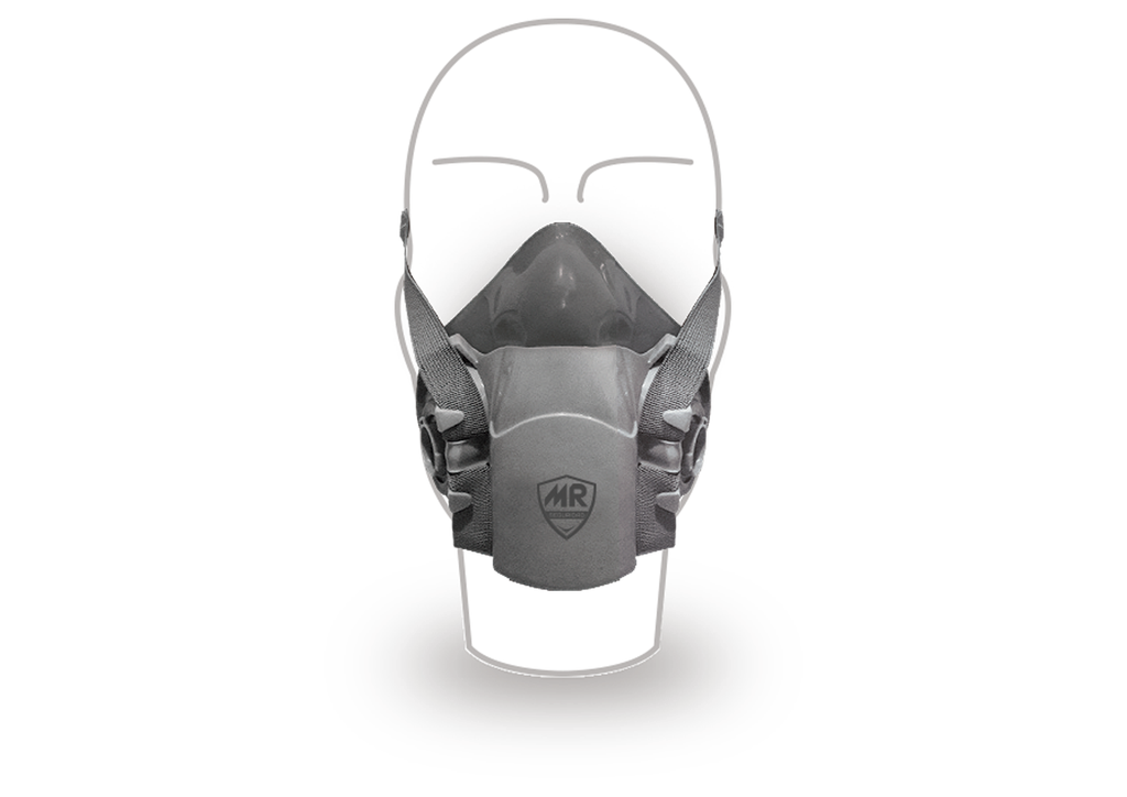 FESB1004 MASCARILLA MEDIA CARA P/DOBLE CARTUCHO MARCA MR