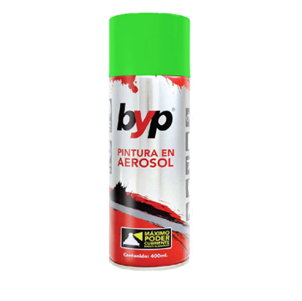 Avf pintura en aerosol verde fluorescente aerosol 400ml BYP