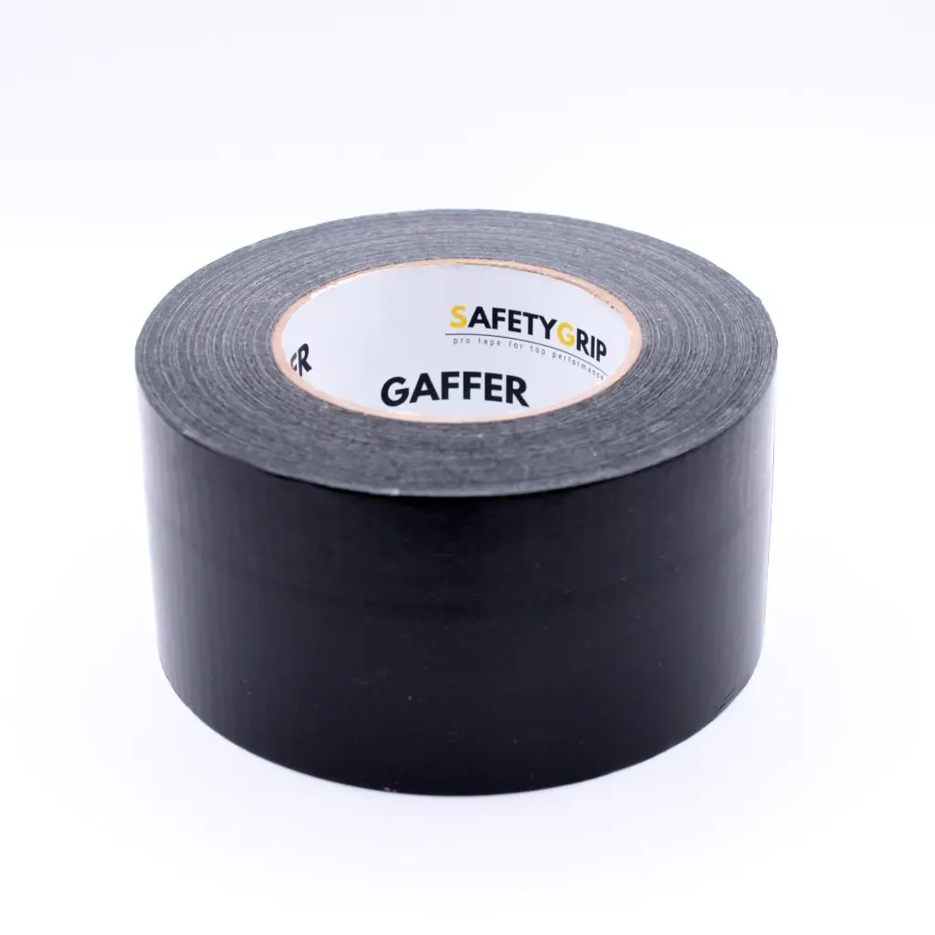 Cinta gaffer negro mate 3" x  55 metros