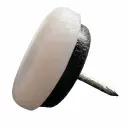 regaton-1/2-cla-byn regaton-16mm regaton de plastico tipo clavo blanco y negro