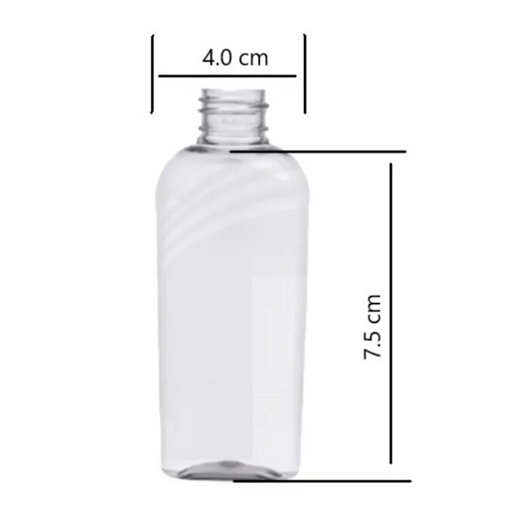 Botella plastica c/tapa 60ml