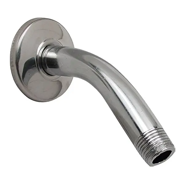 45B brazo de fierro y chapeton de a.inox. p/regadera linea hidraulica rugo