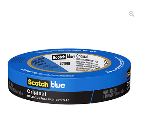 Masking tape profesional 2090 azul 1" 3M