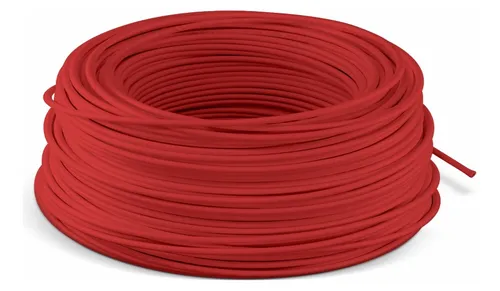 Cable thw cca ul cal. 12 rojo, rollo de 100 mts