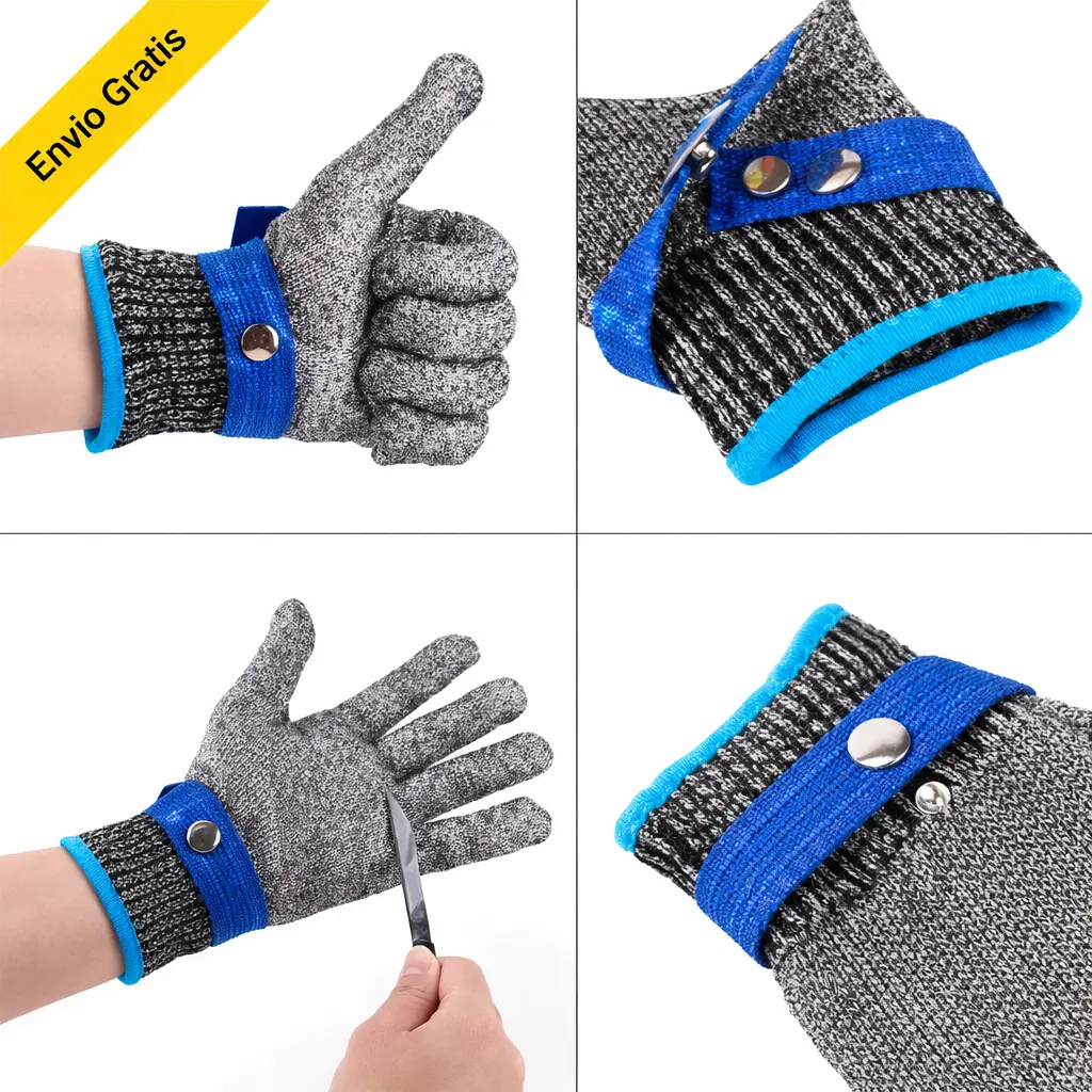 GUANTE ANTICORTE ACERO INOXIDABLE SAFETY