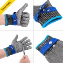 GUANTE ANTICORTE ACERO INOXIDABLE SAFETY