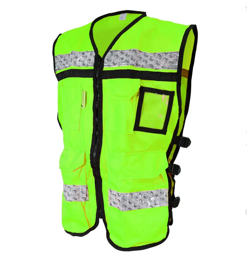 SR-2080 CHALECO USO RUDO FOSFORESCENTE VERDE MED