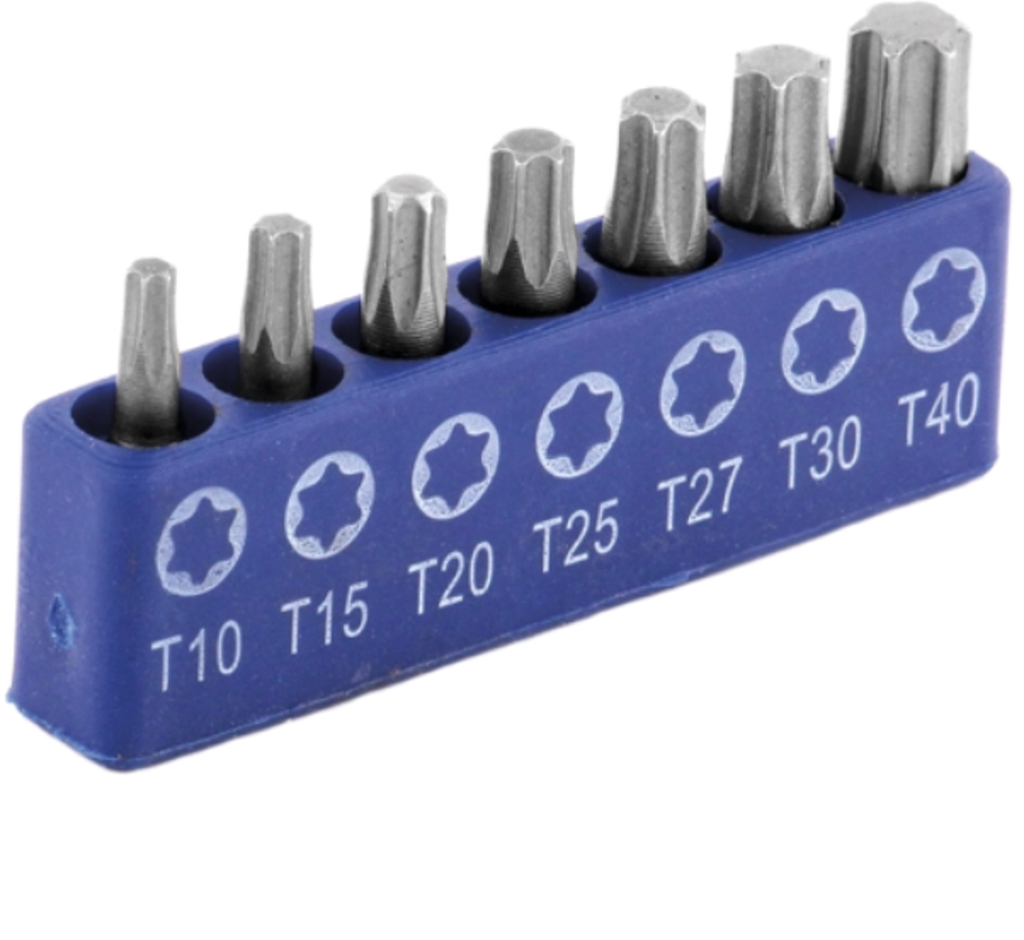 Puntas para desarmador 7 puntas Torx