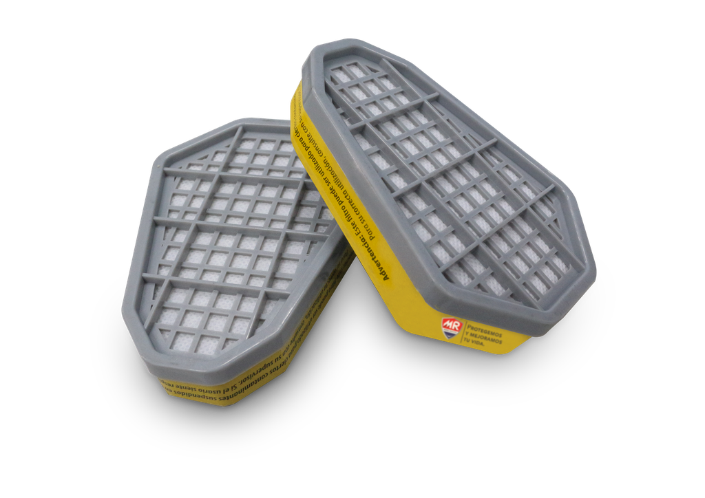  CARTUCHO VAPORES ORG Y GAS ACIDO JGO 2PZ MARCA MR