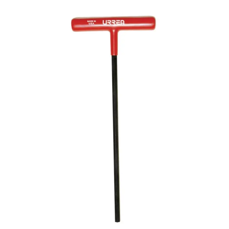 46412LGP Llave hexagonal larga tipo "T" ergonómica en pulgadas, 3/16" Urrea