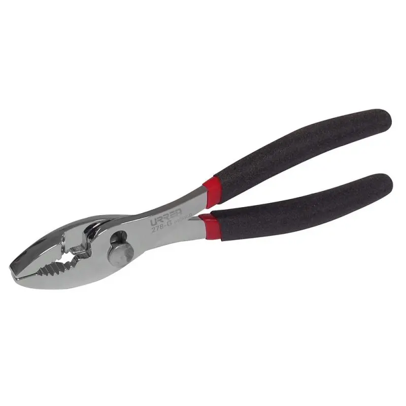 Pinza para mecánico o chofer de 8" mango rubber grip Urrea