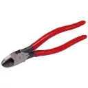 Pinza con mango rubber grip de 7-3/4" corte diagonal alta palanca Urrea
