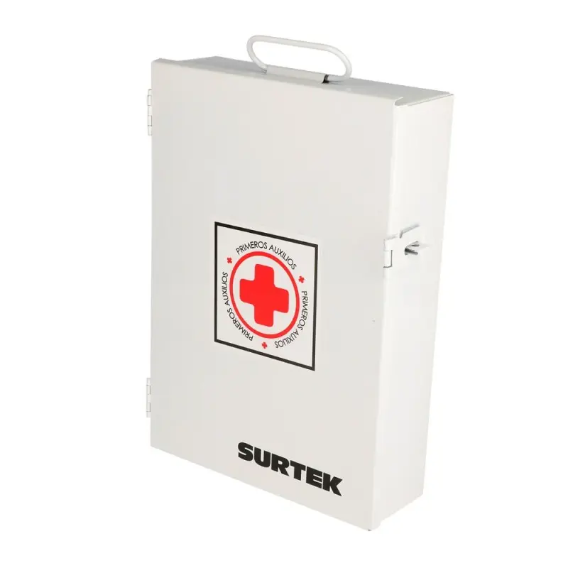 BPA01 botiquin primeros auxilios 30 cm x 21 cm  x7 cm  Surtek