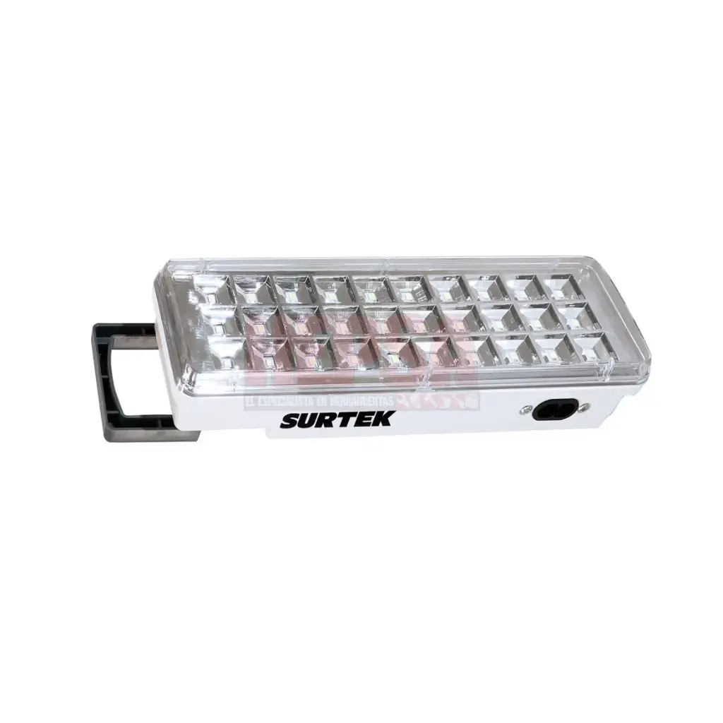136107 Lampara de emergencia 30 LED Surtek 23 cm