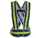 Chaleco carrillero c/broche reflej/amarillo con azul jyrsa