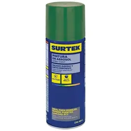 Pintura en aerosol 400 ml color verde bosque Surtek